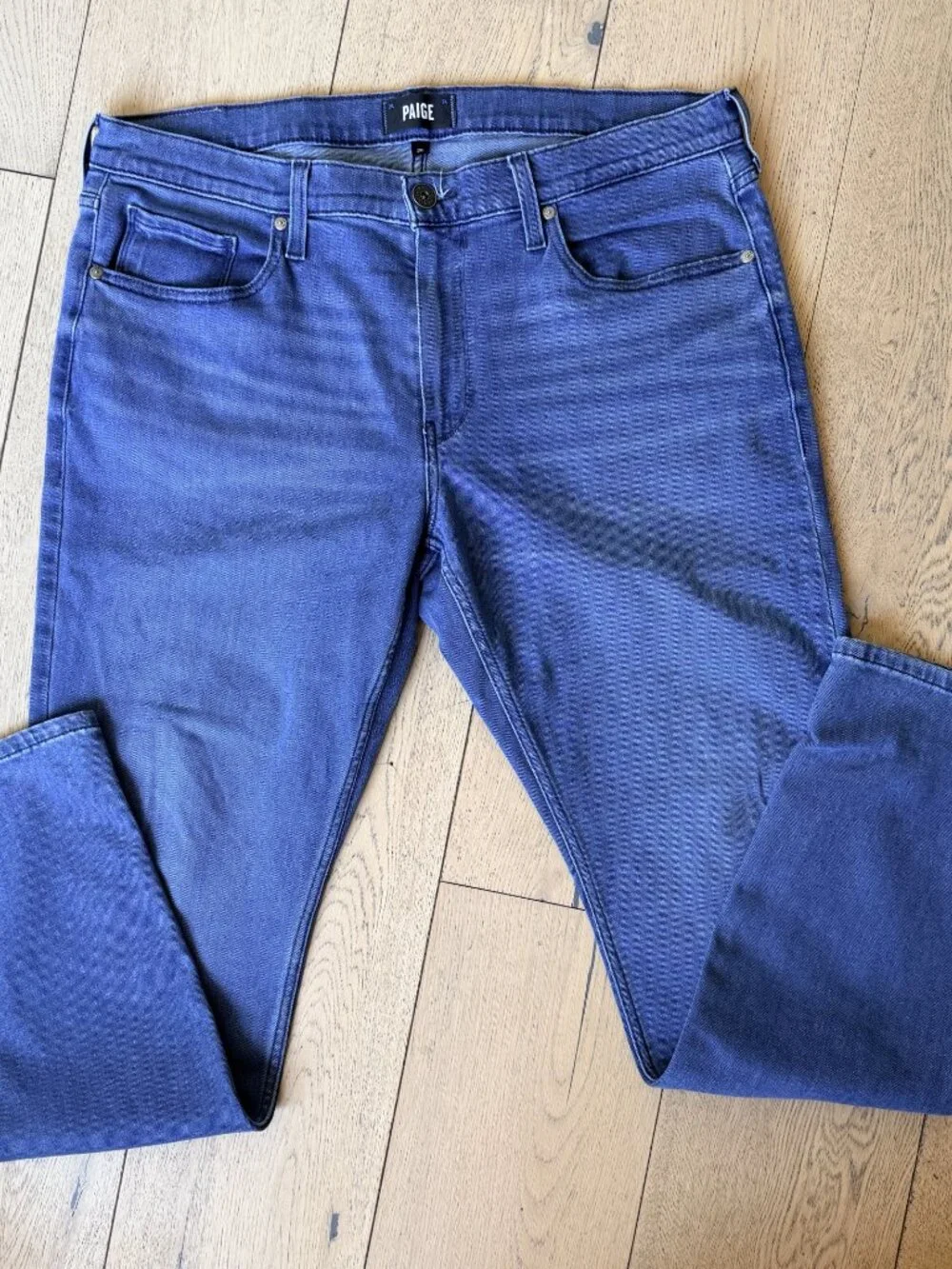 Paige Federal Medium Blue Jeans - 36x33